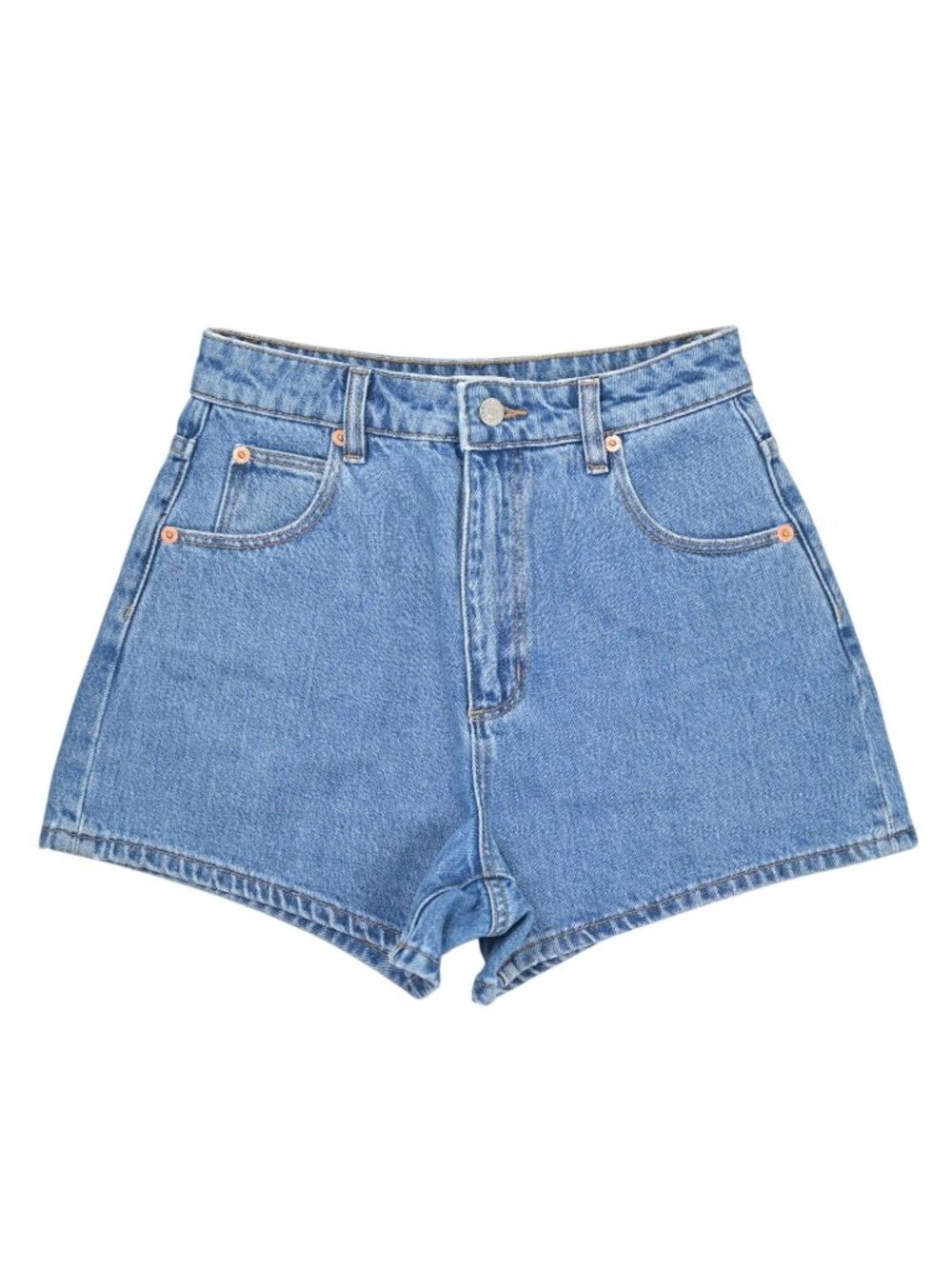 Rolla's Mirage High Rise Loose Fit Shorts in Blue